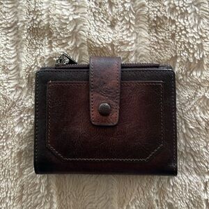 Men Genuine Leather Wallet RFID Block Multi Function Large Capacity Zipper Coin